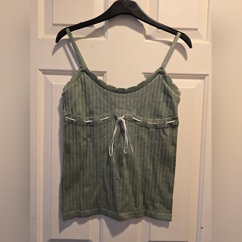 Green Women's Tank Top